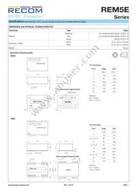 REM5E-1212S/R8/A/CTRL/X1 Datasheet Page 7