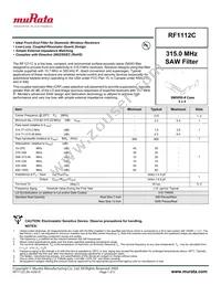 RF1211C Datasheet Cover