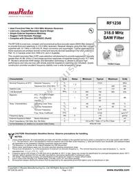 RF1238 Datasheet Cover