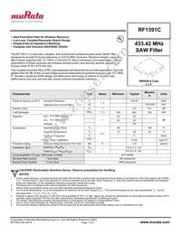 RF1391C Datasheet Cover