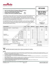 RF3336D Datasheet Cover