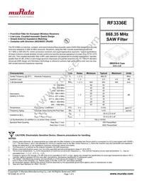 RF3336E Datasheet Cover