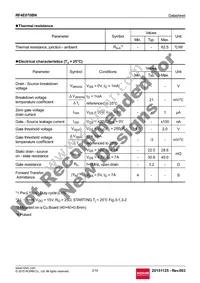 RF4E070BNTR Datasheet Page 2