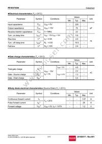 RF4E070GNTR Datasheet Page 3