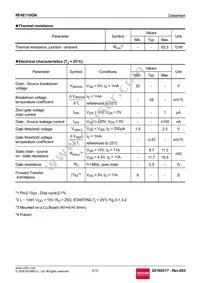 RF4E110GNTR Datasheet Page 2