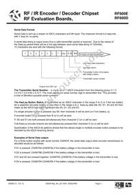 RF600D Datasheet Page 5