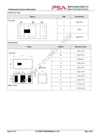 RFBPF1608060K98Q1C Datasheet Page 2