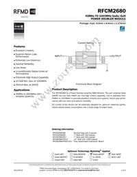 RFCM2680 Datasheet Cover