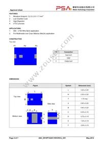 RFHPF3225170F07B1U Datasheet Page 2