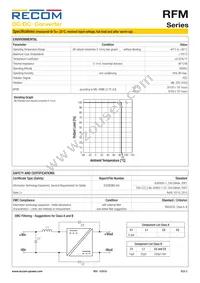RFM-0505S Datasheet Page 3