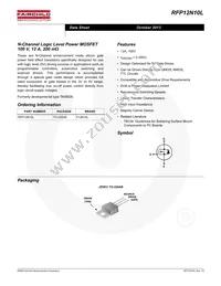 RFP12N10L Datasheet Page 2