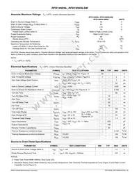 RFP14N05L Datasheet Page 3