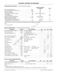 RFP30P05 Datasheet Page 2