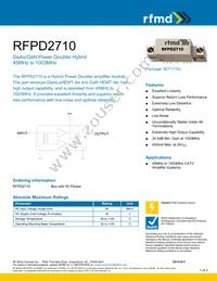 RFPD2710 Datasheet Cover