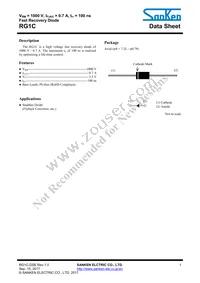 RG 1CV1 Datasheet Cover