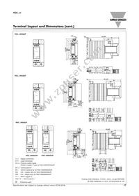 RGC1A23D42KGU Datasheet Page 17