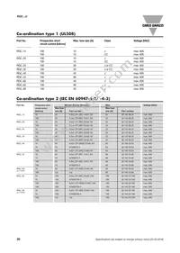 RGC1A23D42KGU Datasheet Page 20