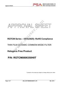 RGTCM0806350H0T Cover