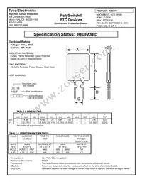 RHE070 Datasheet Cover