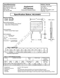 RHE1300 Datasheet Cover