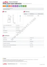 RHEL82A102K1DBA03A Datasheet Cover