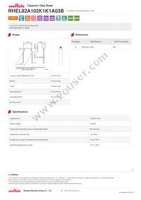 RHEL82A102K1K1A03B Datasheet Cover