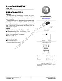 RHRG3060-F085 Datasheet Cover