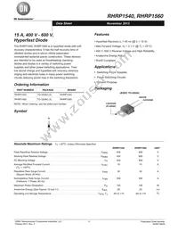 RHRP1560-F102 Datasheet Cover
