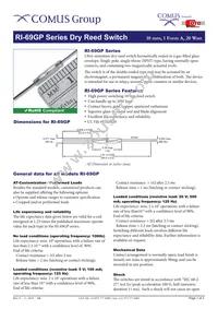 RI-69GP1520 Datasheet Cover