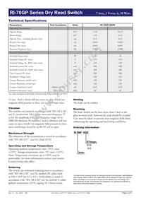 RI-70GP0710 Datasheet Page 2