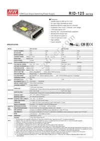 RID-125-1248 Datasheet Page 2