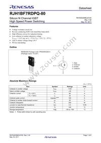 RJH1BF7RDPQ-80#T2 Datasheet Cover