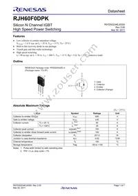 RJH60F0DPK-00#T0 Cover