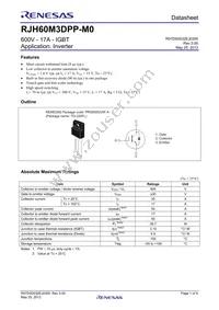 RJH60M3DPP-M0#T2 Datasheet Cover