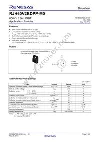 RJH60V2BDPP-M0#T2 Datasheet Cover