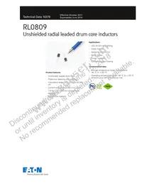 RL0809-682-R Datasheet Cover