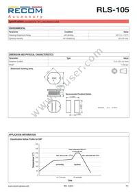 RLS-105 Datasheet Page 2