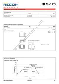 RLS-126 Datasheet Page 2