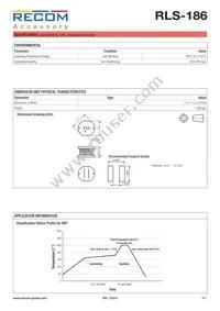 RLS-186 Datasheet Page 2