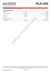 RLS-226 Datasheet Page 3