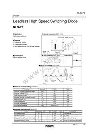 RLS-73TE-11 Datasheet Cover