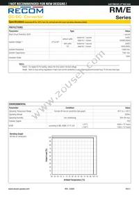 RM-0505S/EH Datasheet Page 3