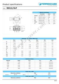 RM12/ILP-3F4-E250 Datasheet Cover