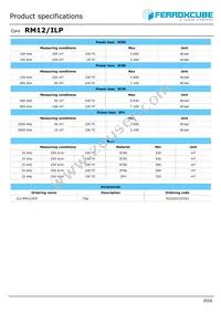 RM12/ILP-3F4-E250 Datasheet Page 2