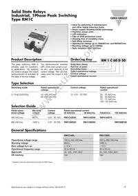 RM1C40D25 Datasheet Cover