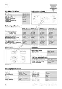 RM1C40D25 Datasheet Page 2