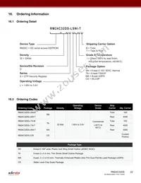 RM24C32DS-LTAI-T Datasheet Page 22