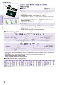 RM3216B-104/304-NWWP10 Datasheet Cover