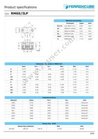 RM6S/ILP-3F36-A160 Datasheet Cover