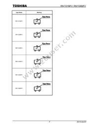 RN1101MFV Datasheet Page 7